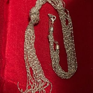 Dress Barn Jewelry: Silver Plated Tassel Necklace